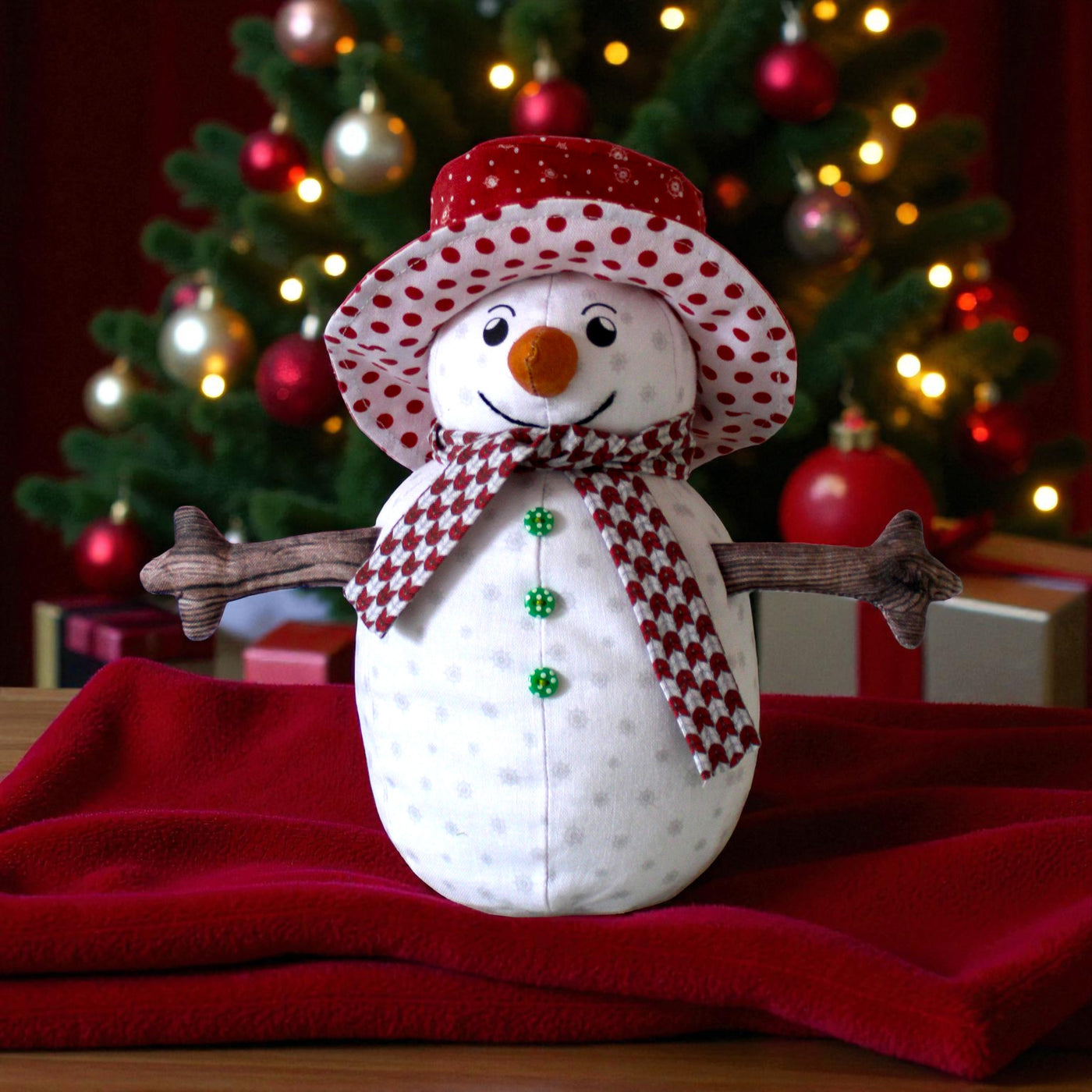 The Snowman Family Sewing Kit