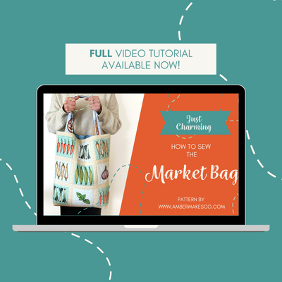 Just Charming - Market Bag pattern PDF Download Instructions Booklet