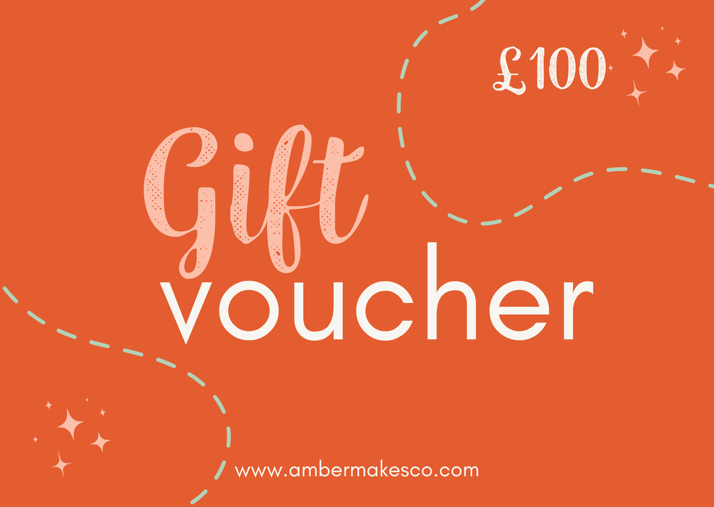 Amber Makes - E-Gift Voucher