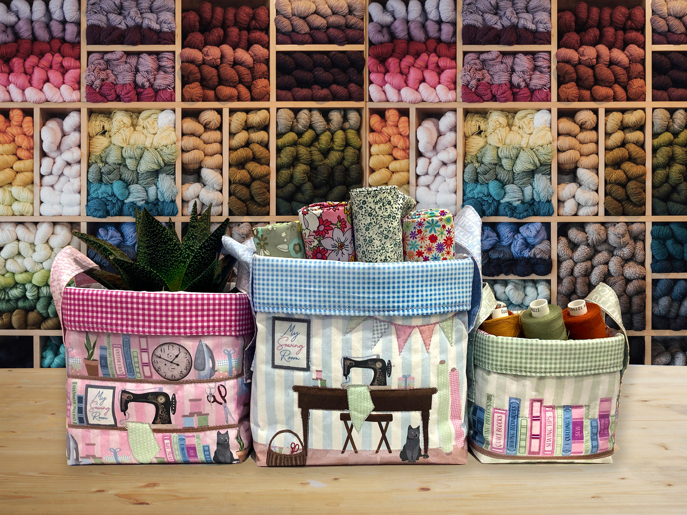 A Trio of Storage Baskets – Sewing Room Kit