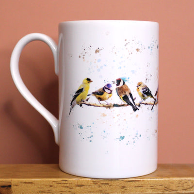 Porcelain Mug - Garden Birds