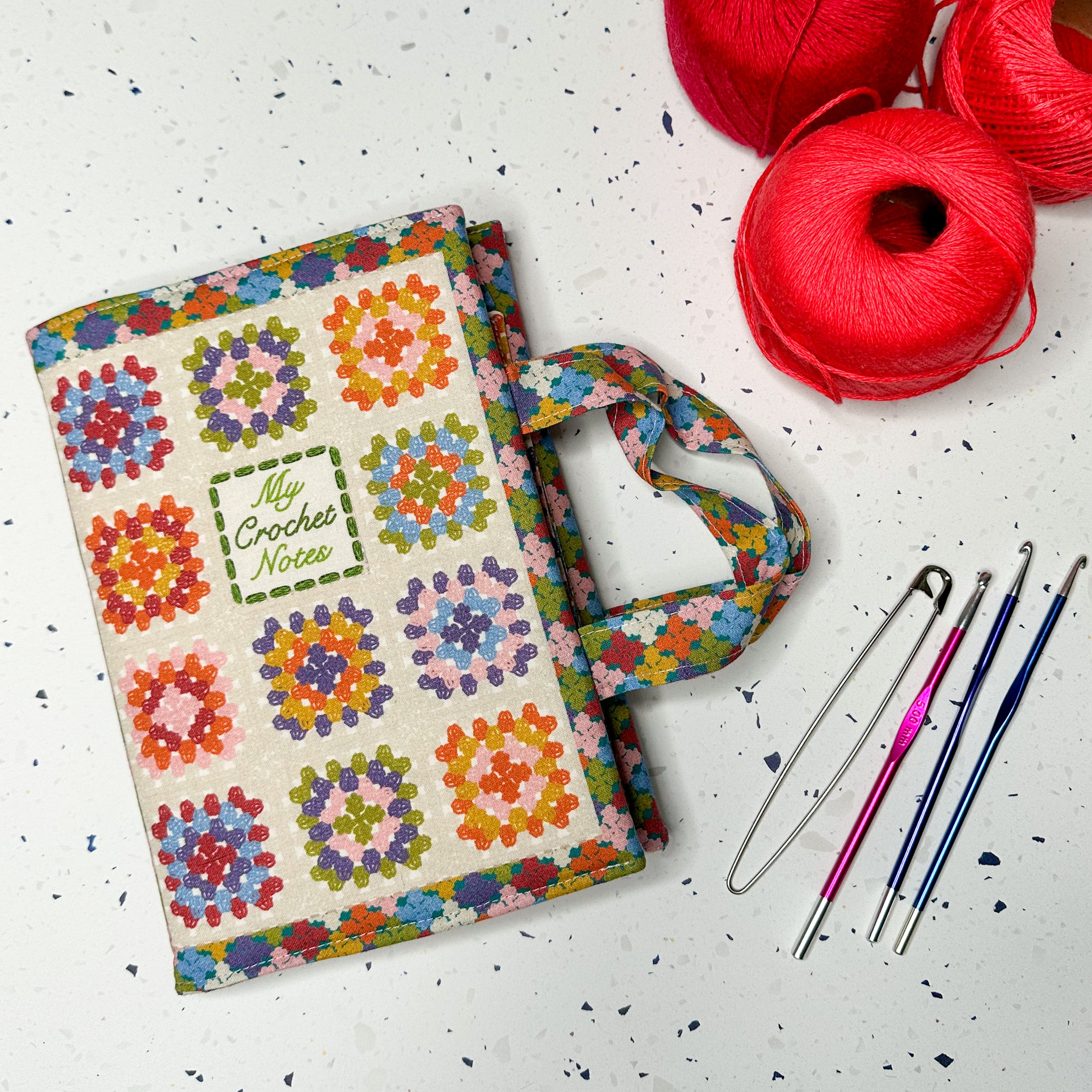 The Book Cover – Crochet Notes Sewing Kit – Amber Makes