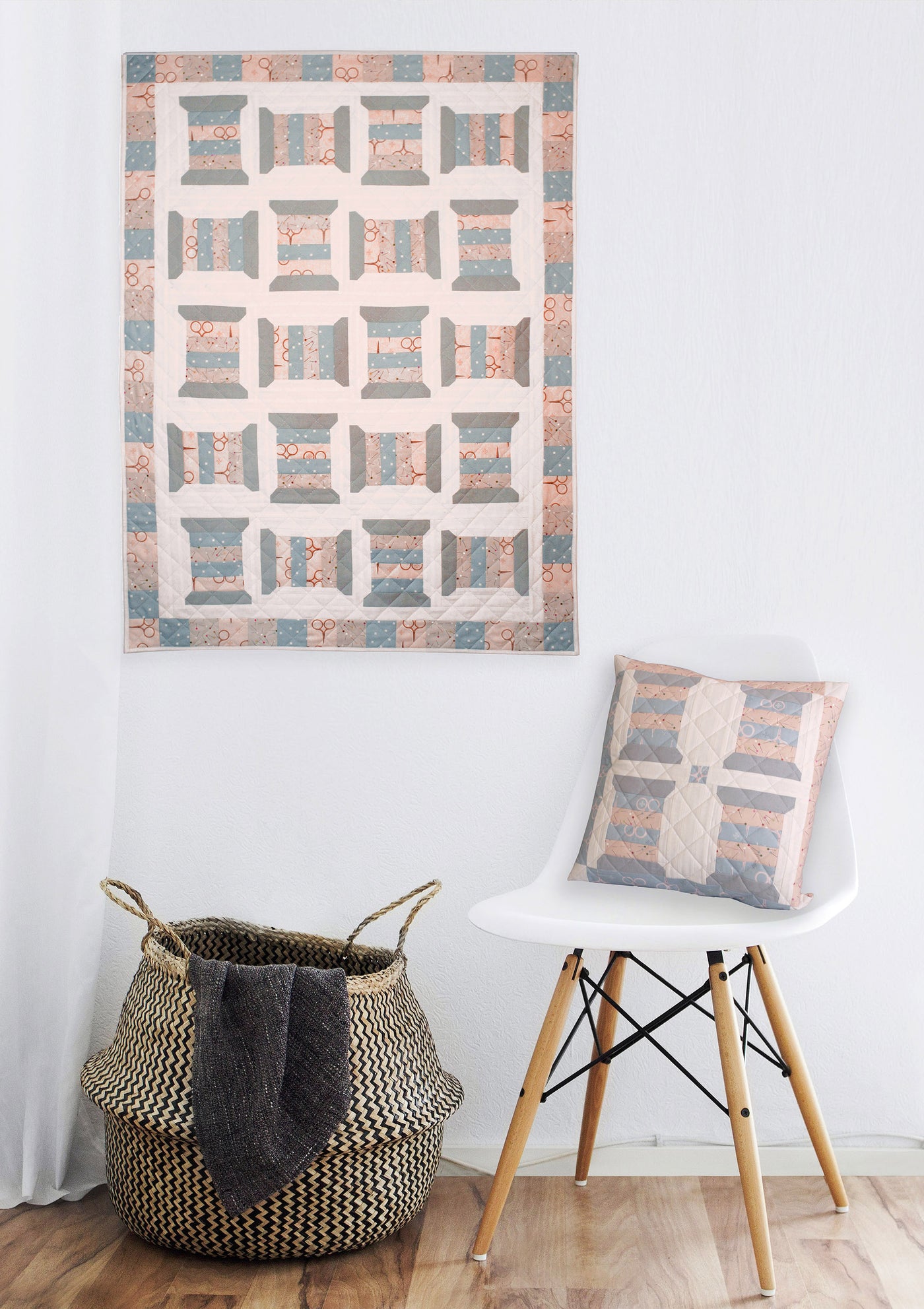 Thread Quilt Block Quilt Block Collection - The Thread Spool Pattern– PDF – Amber Makes