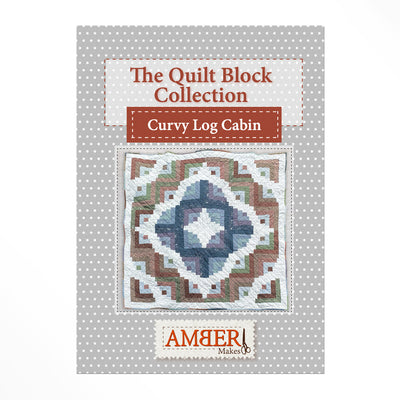 Quilt Block Collection - Curvy Log Cabin Pattern – PDF