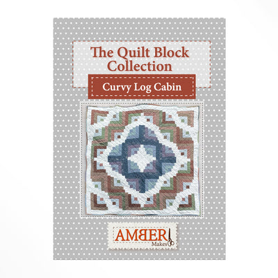 Quilt Block Collection - Curvy Log Cabin – PDF Download Instructions Booklet