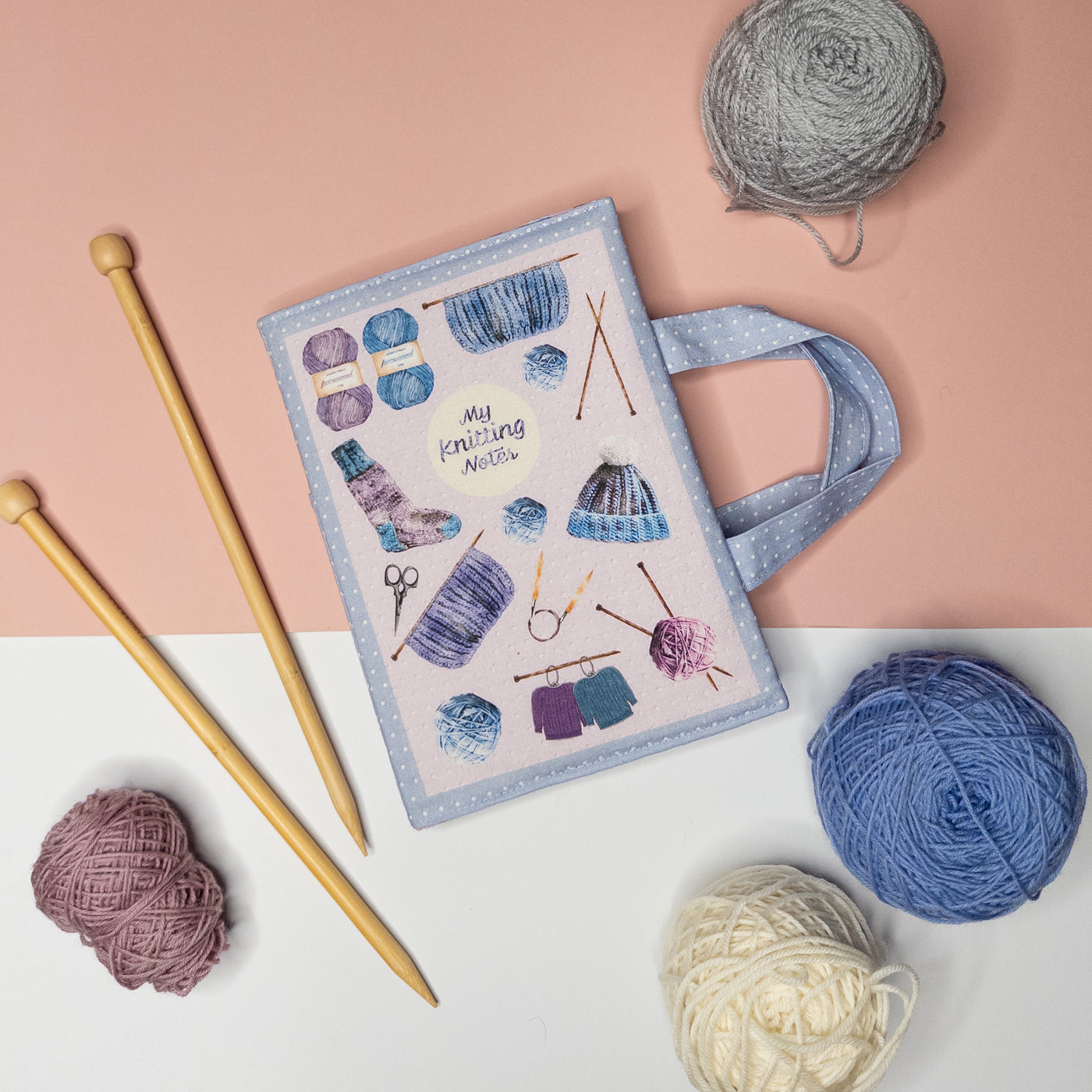 The Book Cover – Knitting Notes Kit