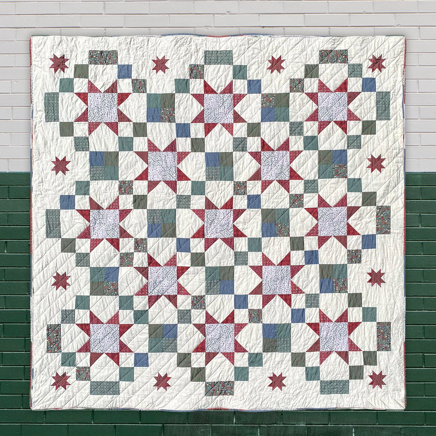 Linking Stars Quilt and Cushion Pattern – PDF
