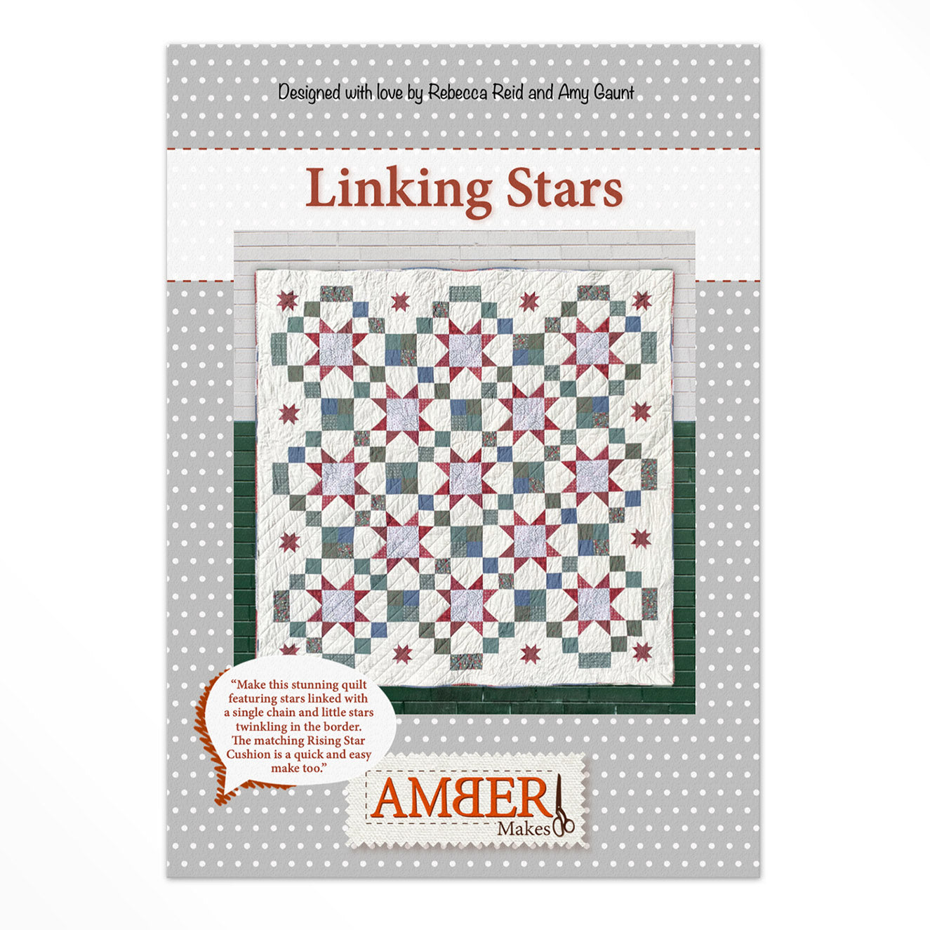 Linking Stars Quilt and Cushion Pattern – PDF