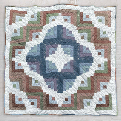 Quilt Block Collection - Curvy Log Cabin Pattern – PDF