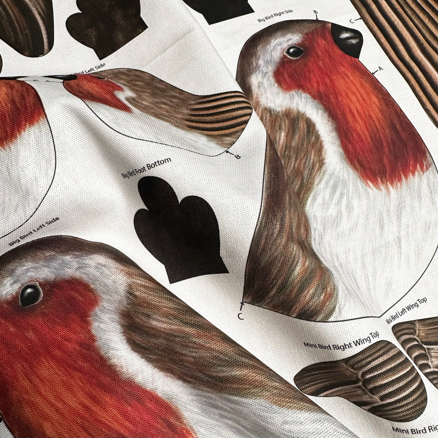 Garden Birds - Robbie Robin Sewing Kit – Amber Makes