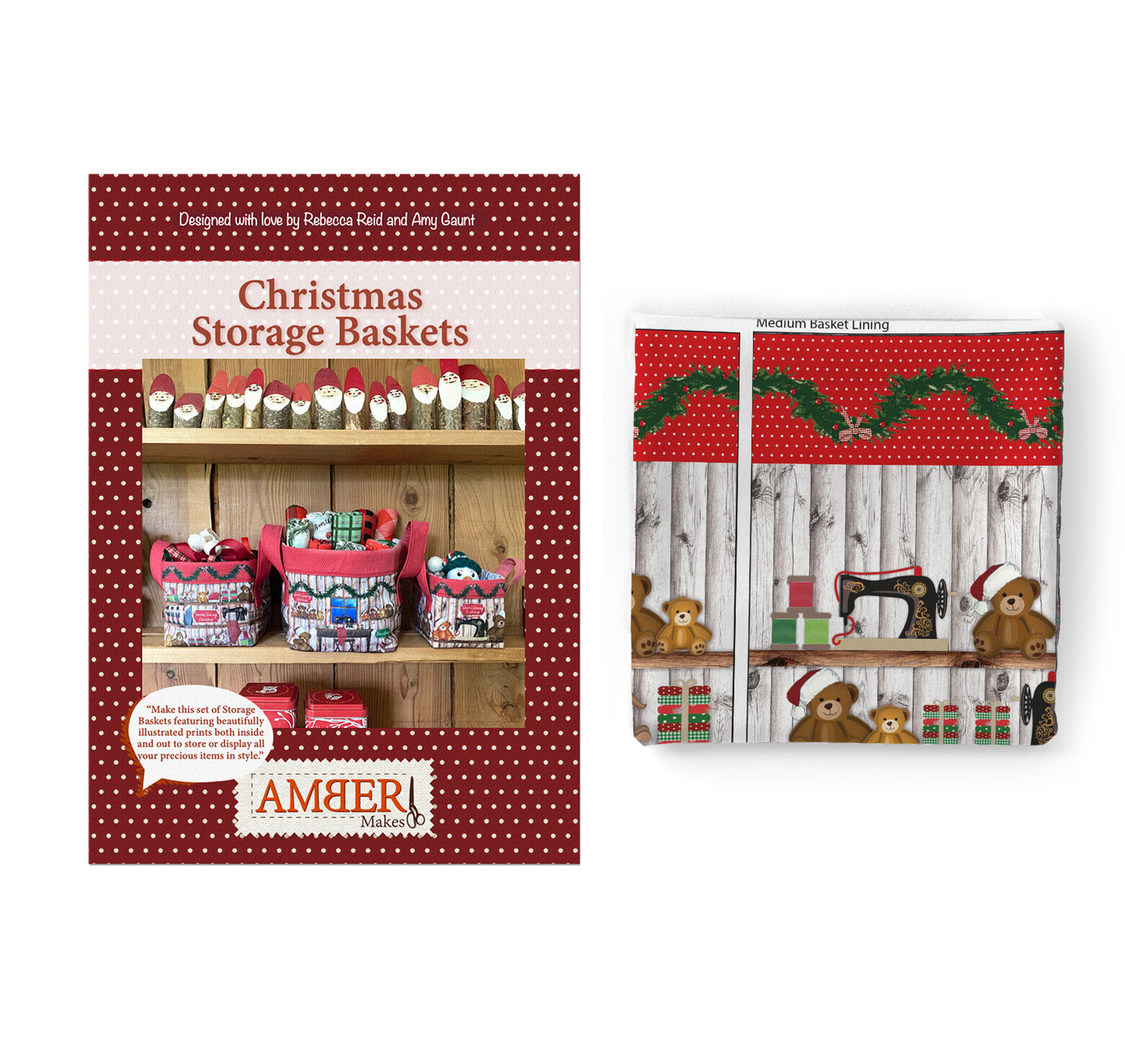 A Trio of Storage Baskets – Santa's Sewing Workshop Kit