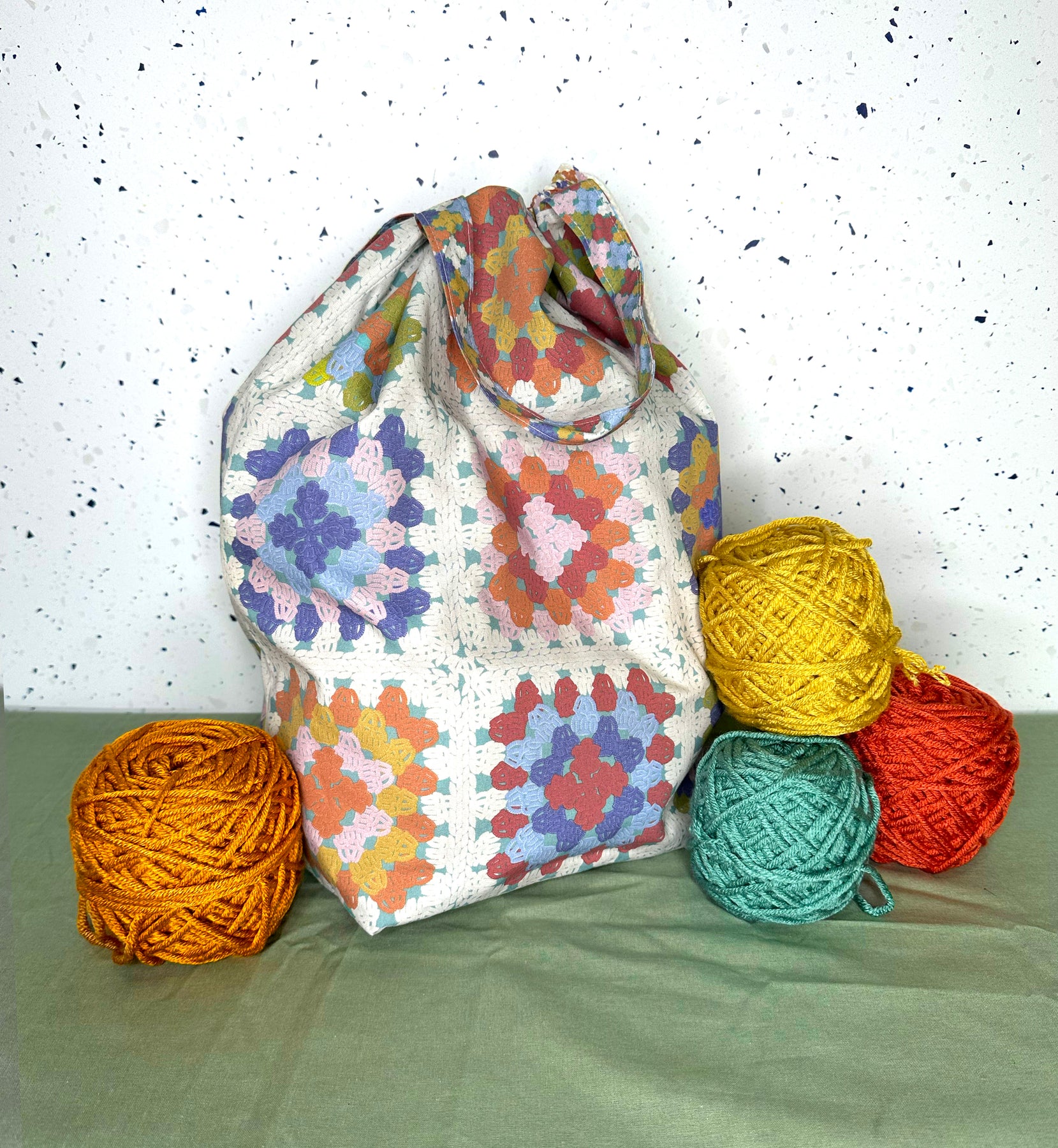 Crochet cheap duffle bag