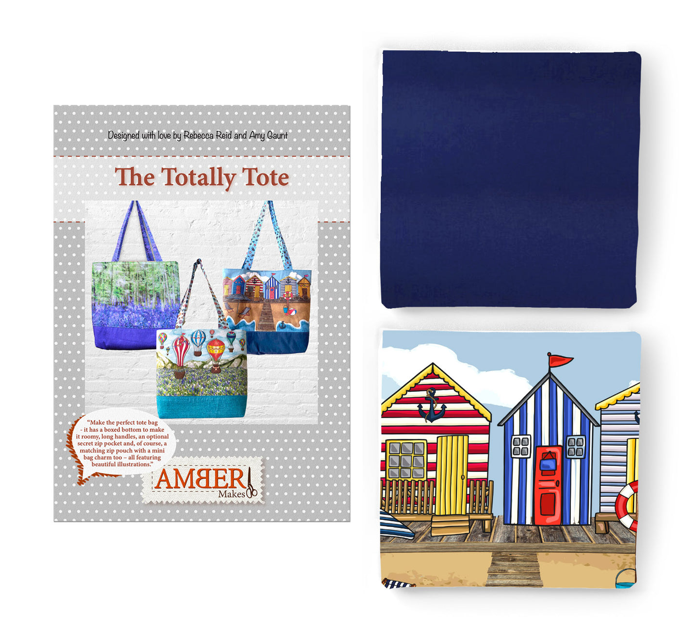 The Totally Tote - Beach Huts Sewing Kit